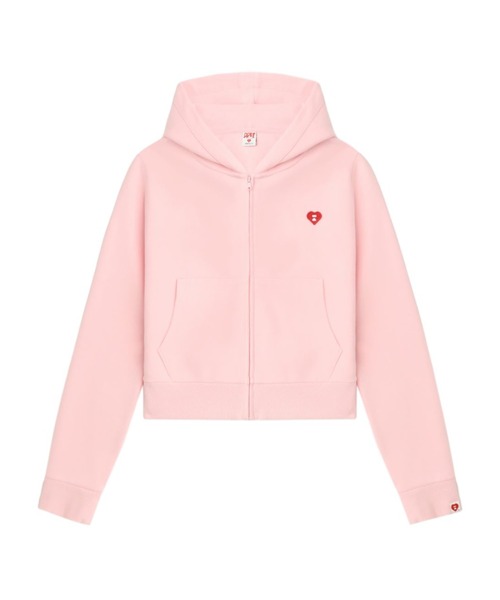 A BATHING APE（アベイシングエイプ） パーカー HEART BADGE HOODED