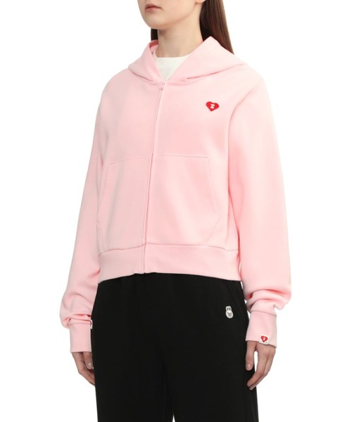 A BATHING APE（アベイシングエイプ） パーカー HEART BADGE HOODED
