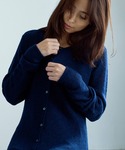 ワンピース モヘヤタッチ 2WAYロングカーデ...の詳細画像1