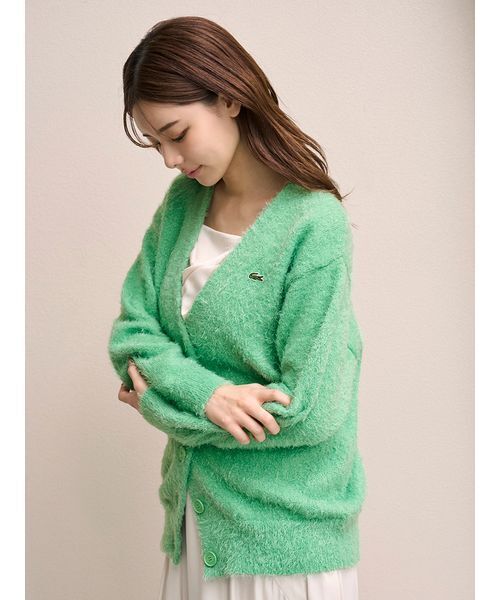 SNIDEL（スナイデル） カーディガン LACOSTE/ラメニットカーディガン