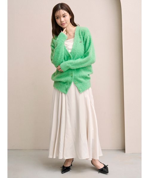 SNIDEL（スナイデル） カーディガン LACOSTE/ラメニットカーディガン