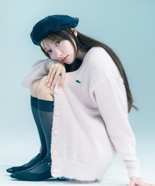 SNIDEL（スナイデル） カーディガン LACOSTE/ラメニットカーディガン