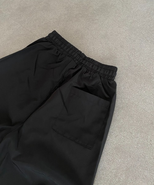 lilful カーゴパンツ スタッズタックデザインナイロンカーゴパンツ