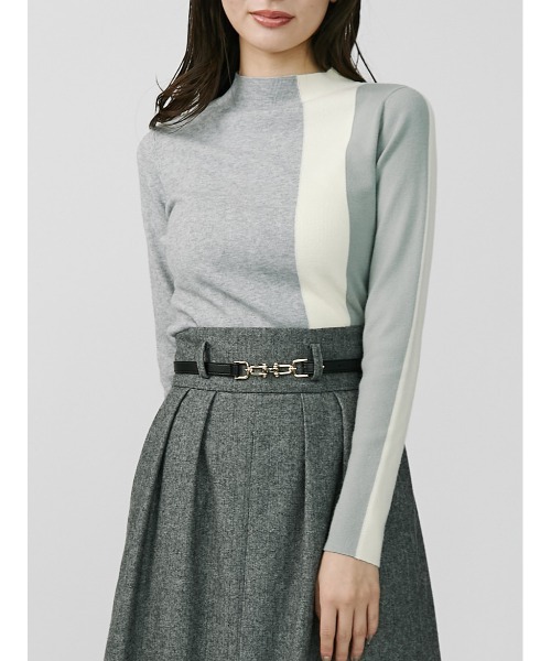 「TONAL」 長袖ニット 38 ミント レディース_画像2