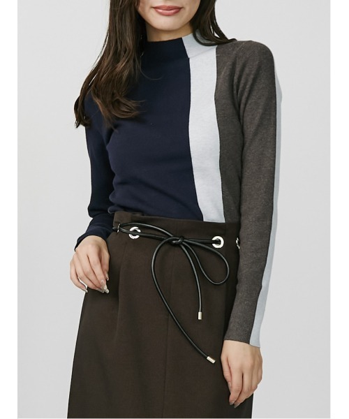 「TONAL」 長袖ニット 38 ミント レディース_画像6