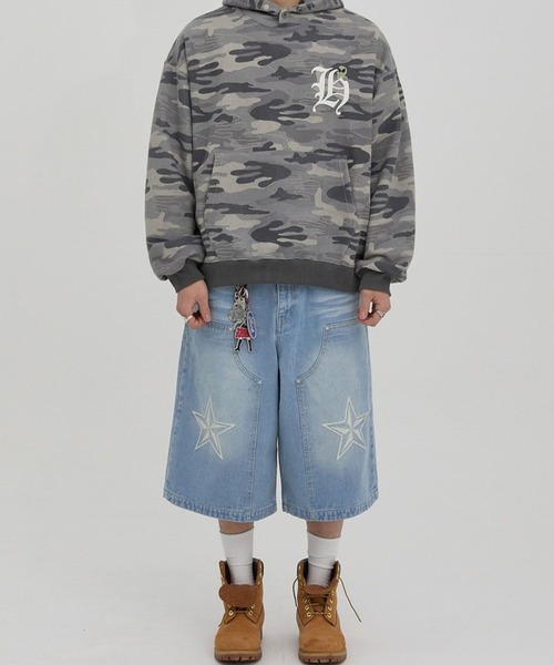HOODHOOD パーカー 「UNISEX」HOODHOOD／Hロゴエイリアンフード 