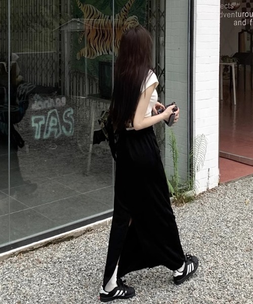 「GEMEDA」 「achic」スカート M ブラック レディース_画像6