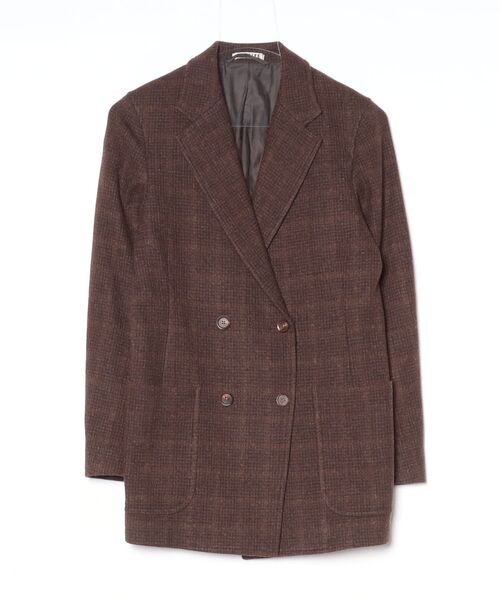 AURALEE オーラリー コーデュロイ ブラウン ボタン ジャケット 5 AURALEE / オーラリー | WASHED CORDUROY JACKET (メンズ) - Brown