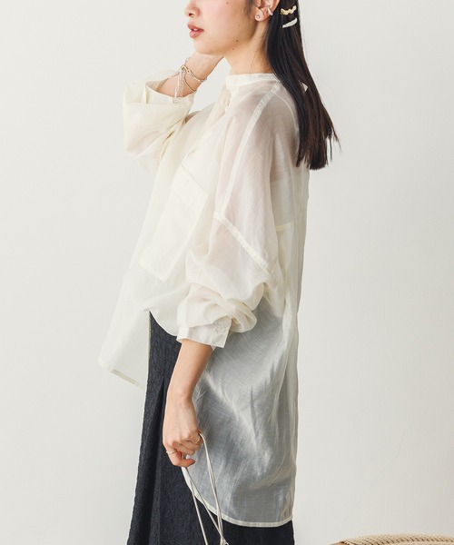 「hunch」 長袖ブラウス FREE アイボリー レディース | hunch | 01