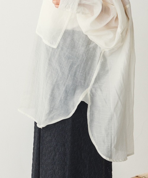 「hunch」 長袖ブラウス FREE アイボリー レディース | hunch | 06