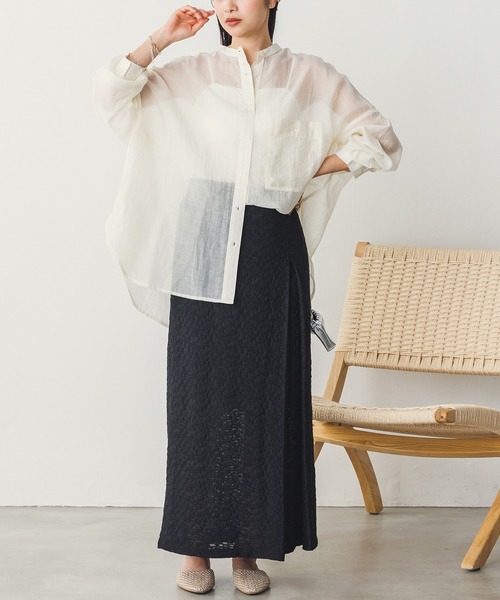 「hunch」 長袖ブラウス FREE アイボリー レディース | hunch | 08