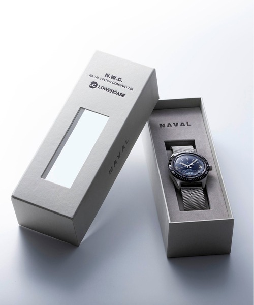 【箱付き未使用品】NAVAL WATCH ナバルウォッチ アナログ ダイバーズ NAVAL WATCH（ナバルウォッチ） アナログ腕時計 FREE シルバー メンズ