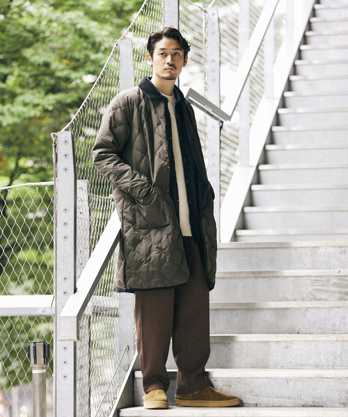 「TAION」 ステンカラーコート「HOUSE HOLDコラボ」 3 カーキ メンズ_画像2