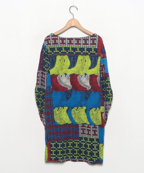 TSUMORI CHISATO（ツモリチサト） 長袖ワンピース 02 ネイビー