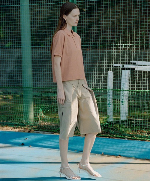 LACOSTE（ラコステ） 半袖シャツ 36 チャコールグレー レディース 