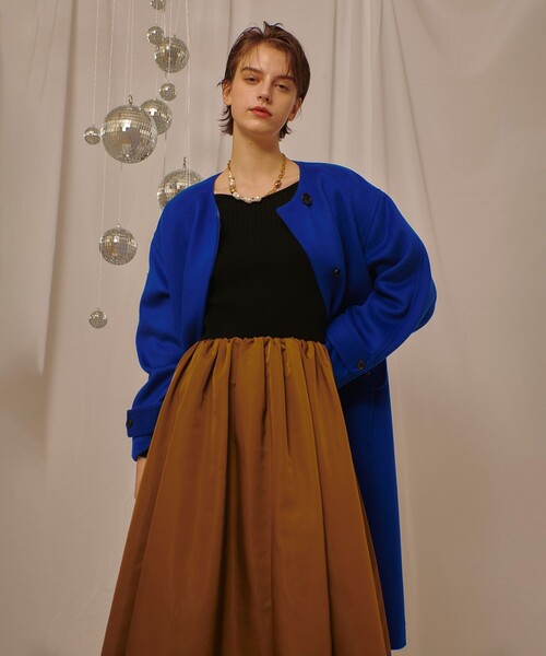 allureville（アルアバイル） ノーカラーコート コート ノーカラー