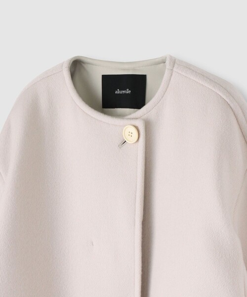 allureville（アルアバイル） ノーカラーコート コート ノーカラー
