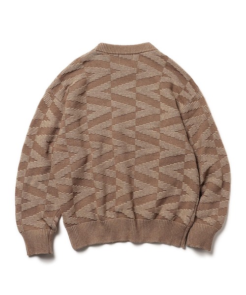 「MR.OLIVE」 長袖ニット MEDIUM グリーン メンズ_画像3