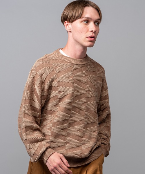 「MR.OLIVE」 長袖ニット MEDIUM グリーン メンズ_画像7