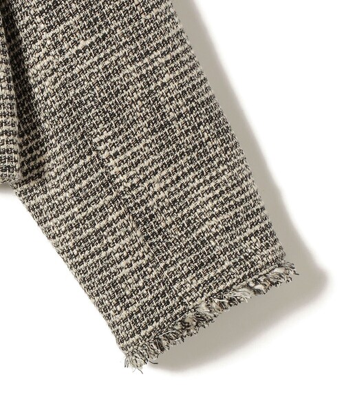 SHIPS（シップス） ジャケット ノーカラージャケット トライスピン 杢