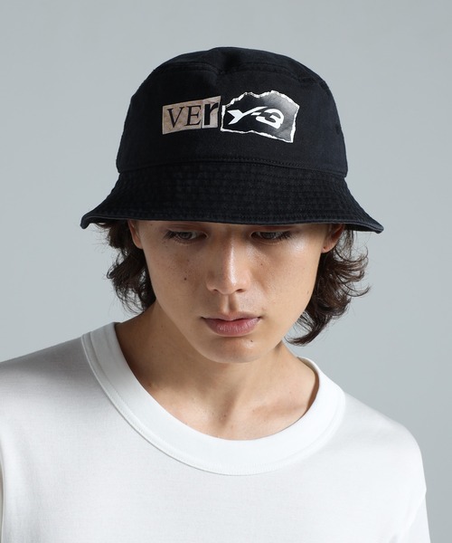 Y-3 帽子 ハット GRAPHIC BUCKET HAT メンズ レディース : ZOZOTOWN