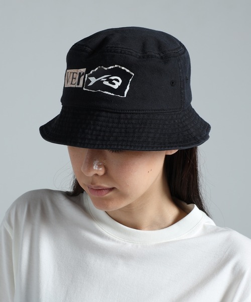 Y-3 帽子 ハット GRAPHIC BUCKET HAT メンズ レディース : ZOZOTOWN