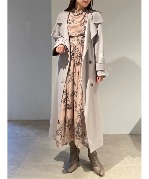 「SNIDEL」 チェスターコート 0 ベージュ レディース_画像2