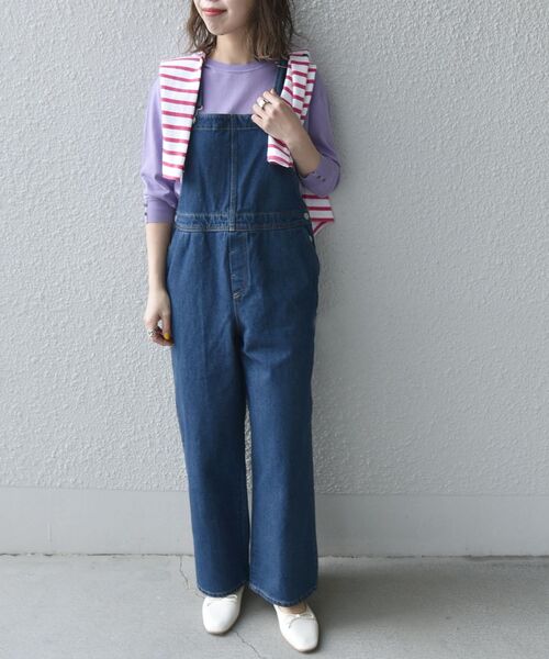 SHIPS any 「SHIPS any」 オーバーオール ONE SIZE ネイビー