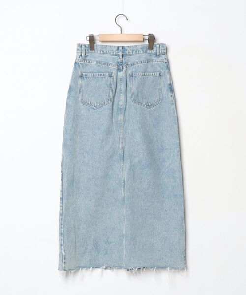 「LEPSIM」 デニムロングスカート L ネイビー レディース_画像2