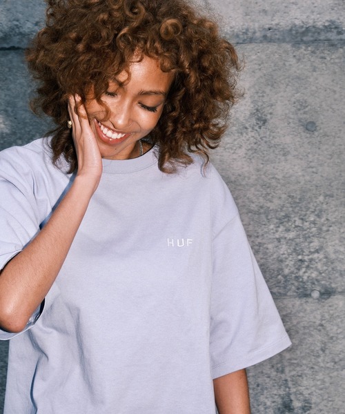 「HUF」 半袖Tシャツ LARGE オレンジ系その他 メンズ_画像3
