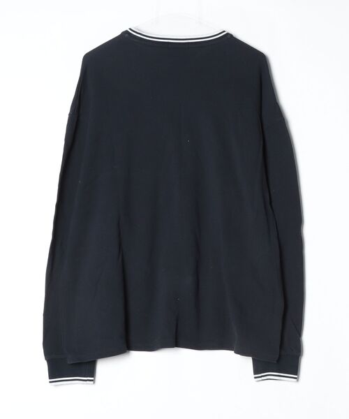 FRED PERRY（フレッドペリー） 長袖Tシャツ LARGE ネイビー メンズ
