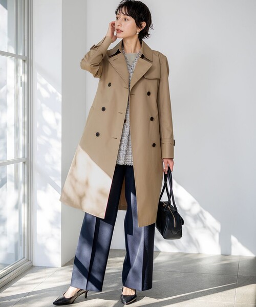 23区（ニジュウサンク） パンツ TWギャバジン ワイドパンツ レディース