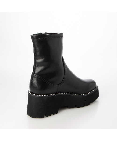 「EVOL」 ショートブーツ LL ブラック レディース_画像4