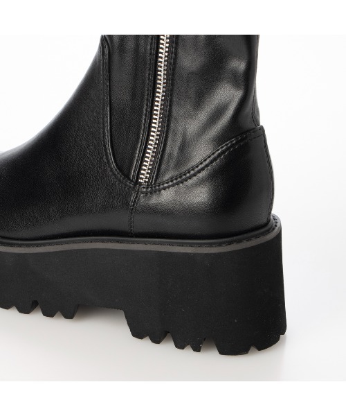 「EVOL」 ショートブーツ LL ブラック レディース_画像8