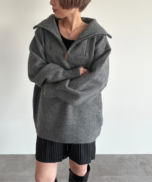 「apres jour mignon」 長袖ニット X-LARGE ナチュラル レディース_画像5