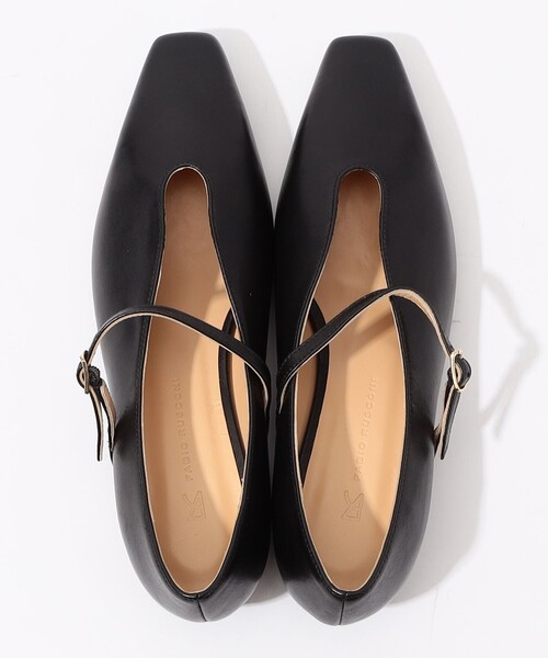 「Fabio Rusconi」 フラットパンプス 37 ブラック レディース_画像8