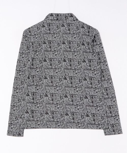 「marie claire」 長袖ポロシャツ MEDIUM ライトピンク レディース_画像2