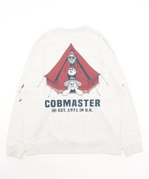 「go slow caravan」 「COBMASTER」スウェットカットソー LARGE グレー メンズ_画像2