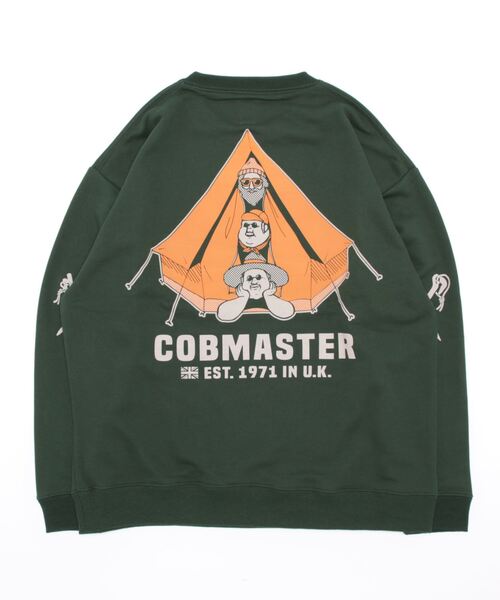 「go slow caravan」 「COBMASTER」スウェットカットソー LARGE グレー メンズ_画像5