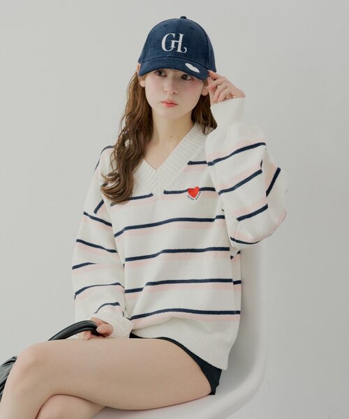 Chico（チコ） 帽子 ハット ワッペンロゴキャップ レディース