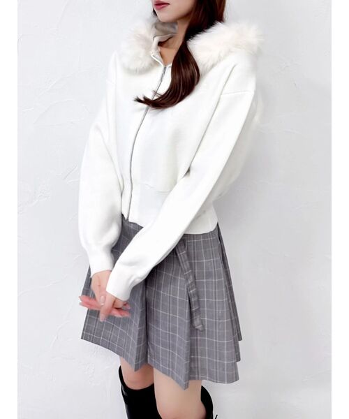 dazzlin（ダズリン） ニット セーター 「WEB限定」フェイクファー