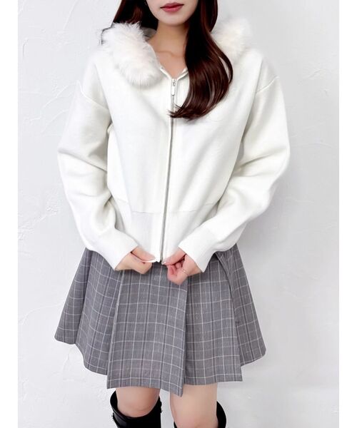 dazzlin（ダズリン） ニット セーター 「WEB限定」フェイクファー