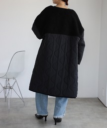 「TRIANGLE PALETTE」 ノーカラーコート FREE アイボリー レディースの画像7