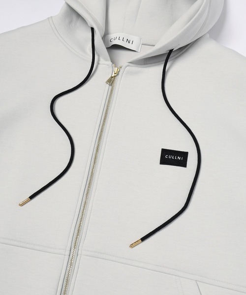 パーカー CULLNI Embroidery Patch Zip Up Hoodie メンズ レディースの画像