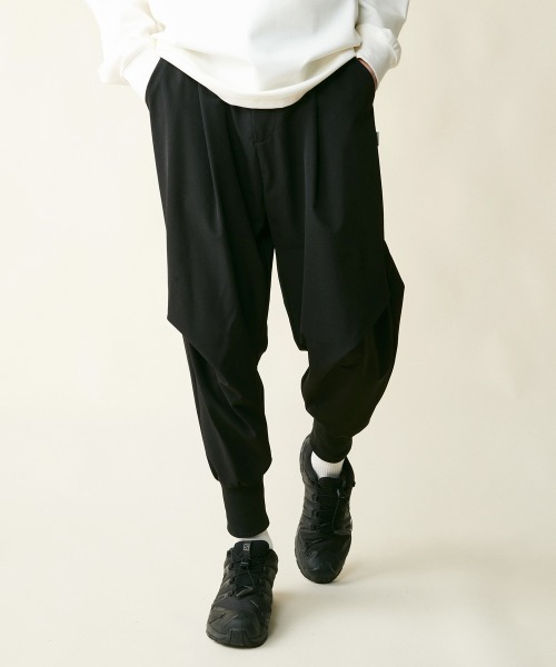 「rehacer」 イージーパンツ LARGE ブラック メンズ_画像8