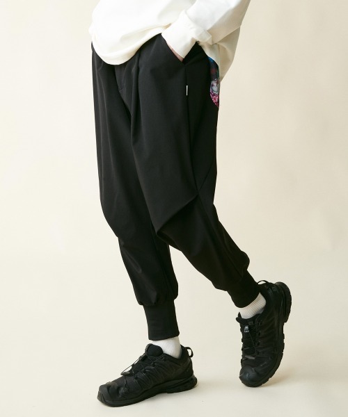 「rehacer」 イージーパンツ LARGE ブラック メンズ_画像9