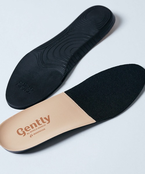 「Gently」 デッキシューズ 25.5cm ダークブラウン メンズ_画像2