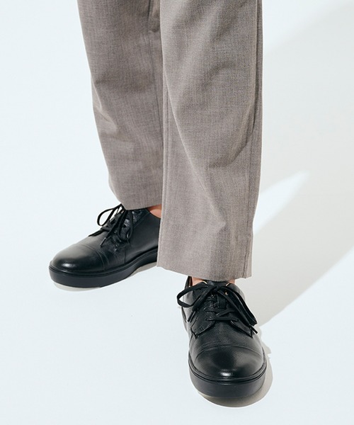 「Gently」 デッキシューズ 25.5cm ダークブラウン メンズ_画像4