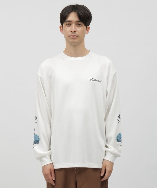 「LAKOLE」 長袖Tシャツ LARGE ブラック メンズ_画像2