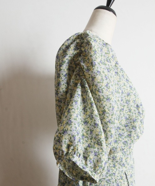 「tocco closet」 半袖ワンピース M ミント レディース_画像4